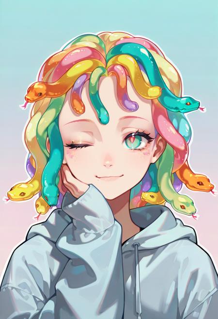 Snake Hair/Gummy Worm Hair/Worm on a String Hair