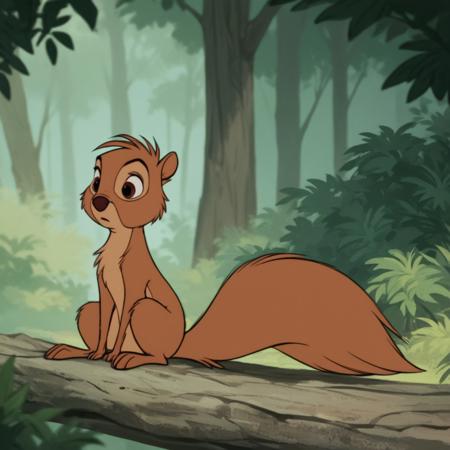 Squirrel Arthur  Sword in the Stone