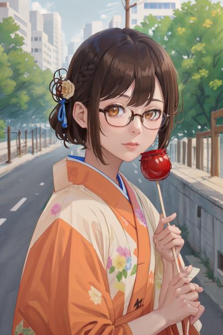 りんご飴 candy apple SD15