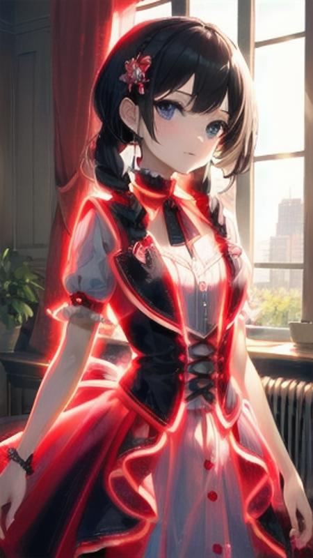 neon lights clothes