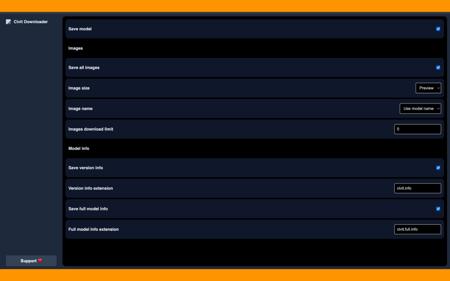 Civit model downloader