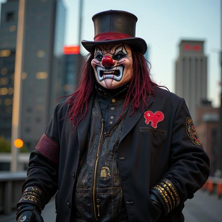 SLIPKNOT band. Number 6 masked. Clown