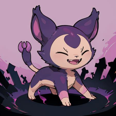 Shadow Skitty - Halloween Form (Fakemon) (Pokedex #0300)