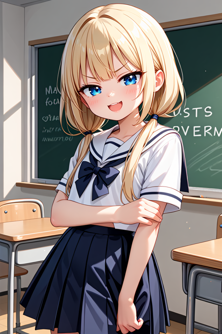 [SDXL] Evil smug face / 小悪魔の笑み