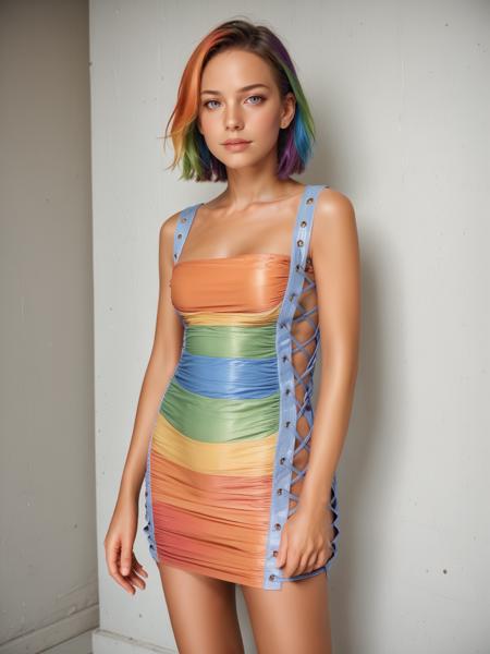 005 Sideslit Mini Dress