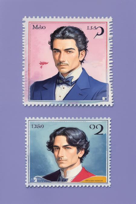 style of stamps 385
