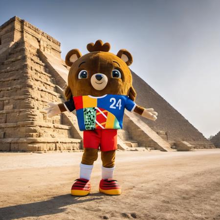 Realistic UEFA Mascot