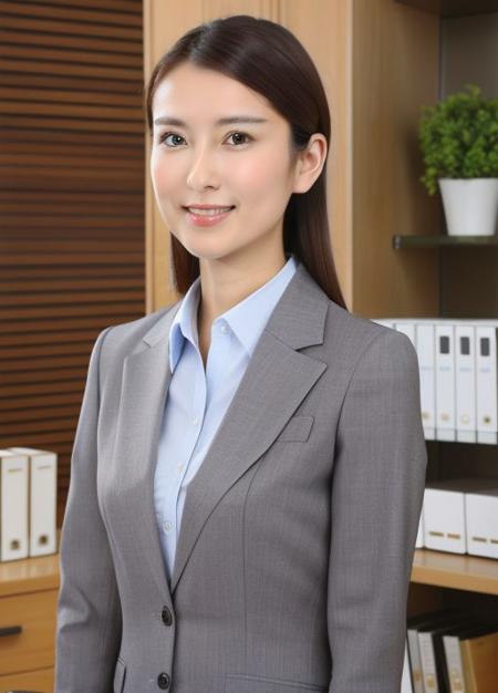 OL平均顔/Average face of Japanese women working in an office.