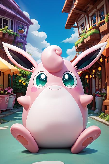 Wigglytuff: Balloon Pokémon | プクリン (Pokedex #0040) [Pony]版本v1.0 (ID: 1023870)