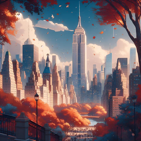 New York City, Empire State Building (Cityscape)