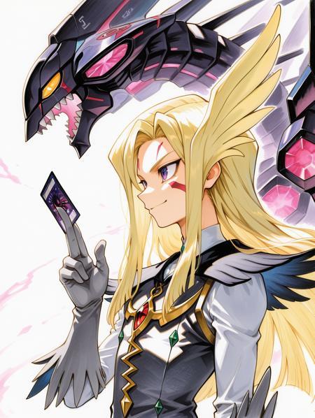 Yu-Gi-Oh! - Number 107: Galaxy-Eyes Tachyon Dragon and Mizael (銀河眼の時空竜 & ミザエル) illuXL