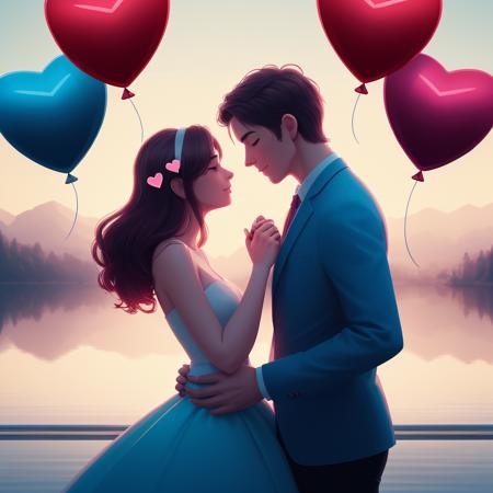 Heart Balloons (Valentine's Day)