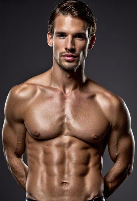 Cute handsome male models