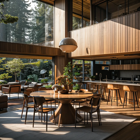 AIDVN_Interior_Mid-Century Modern style (Multi-room)