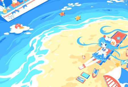 Cute anime vector art