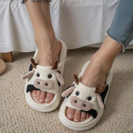 Cozy Cow Slippers版本V1 (ID: 1285932)