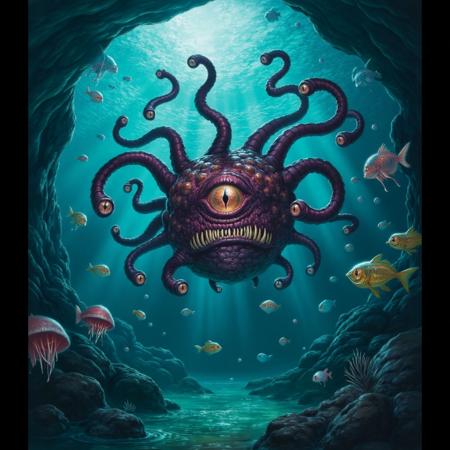 Magic creatures: Beholders! Flux & SDXL 1.0