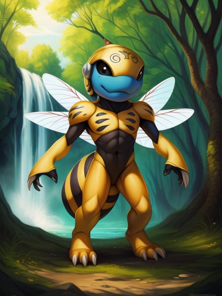 Honeybeemon - ( Digimon Xros Wars 2011 )版本Training yiffymix_v37 (ID: 952654)