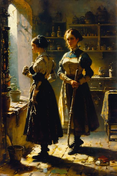 style of Carl Spitzweg 299