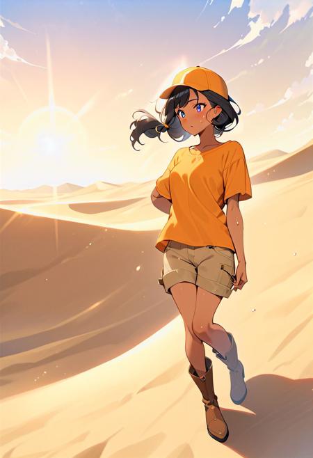 Brown Skin Anime girl