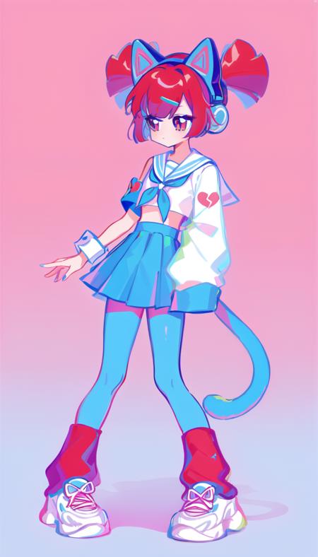 Buro (Sailor Suit) / ブロウ (制服少女) | Muse Dash | AnimagineXL ver.3.1