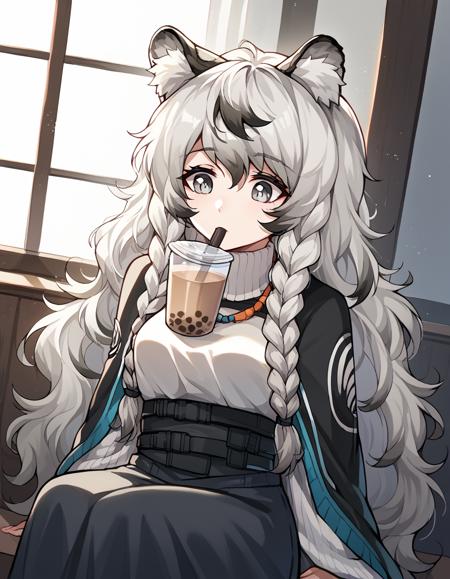 Pramanix (初雪) (プラマニクス(アークナイツ)) - Arknights (明日方舟) (アークナイツ) (명일방주) (アークナイツバトルイラコン) - COMMISSION