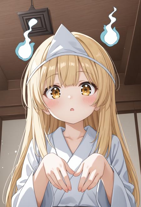 [SDXL&Pony] triangular headpiece / shiroshouzoku / 白装束 / 天冠 / 三角巾 / 幽霊