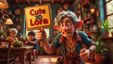 Cute 3d Cartoon Flux