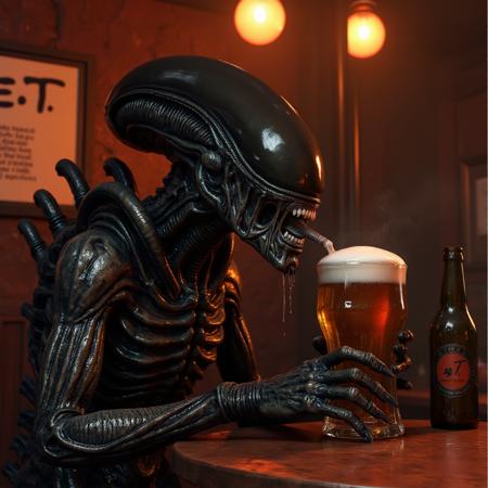 Xenomorph / Alien - Flux1.D & SDXL版本v1.0 Flux (ID: 736892)