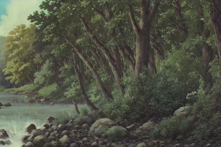 Princess Mononoke - Scenery / Background Style ( Ghibli )