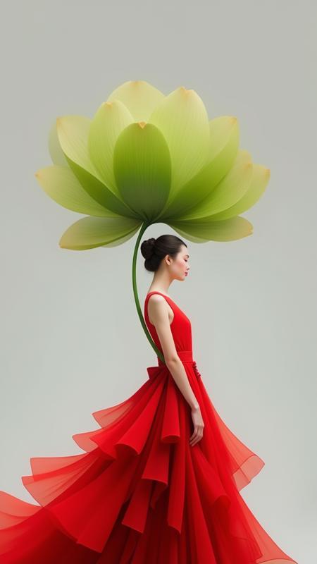 Beauty Girl Flower On Head Flux1.d Lora