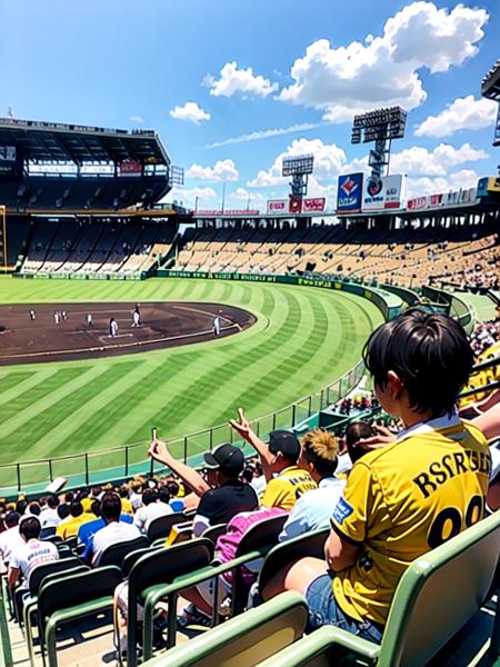 甲子園球場＆トラッキー Hanshin Koshien Studium & ToLucky