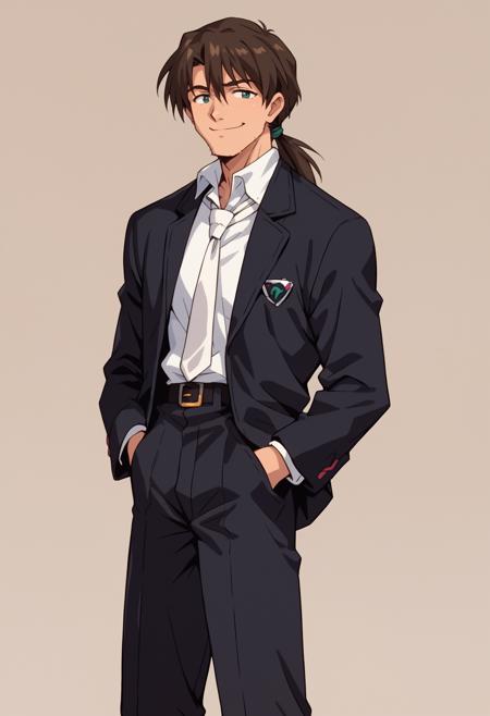 Ryoji Kaji (Father and Son) 2 characters - Neon Genesis Evangelion