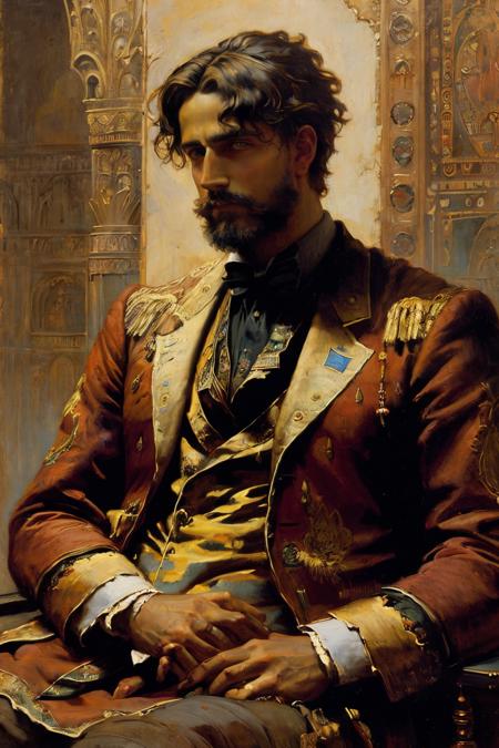 style of Jean-Joseph Benjamin-Constant 346