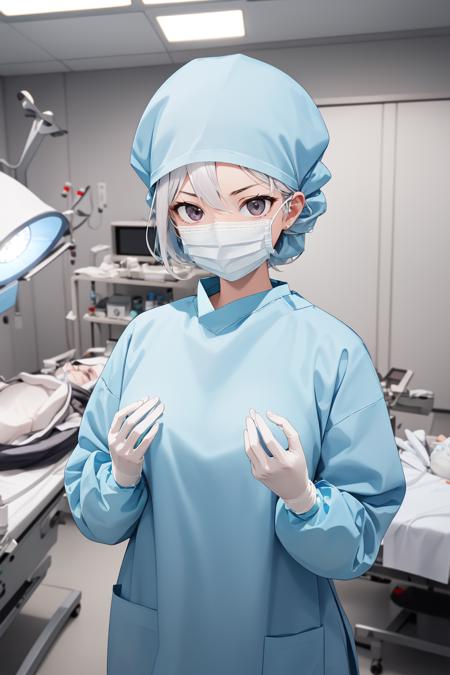 Surgeon Hands Up