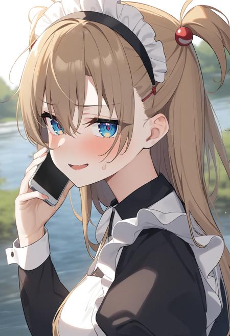 [SDXL&Pony] talking on phone / 電話 / 通話 / もしもし