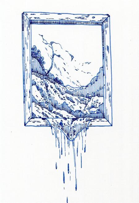 Blue Ink Pen SketchStyle