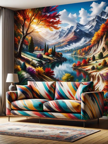 Colorful Expressionistic Pattern FLUX & SDXL