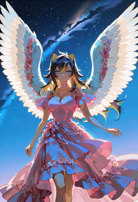 Real Flower Dress - Flower Wings