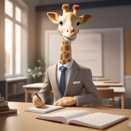 Sophie the Giraffe - SDXL