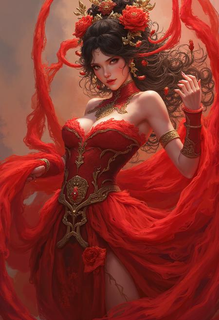 zhongfenghuaStyle_FLUX_ Lora | 厚涂笔触_FLUX版_ Lora