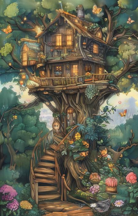style of treehouse [SDXL] 433