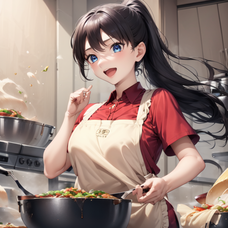 Rin tohsaka LORA and(Pony) from fate stay night visual novel版本tohsaka rin apron (ID: 246972)