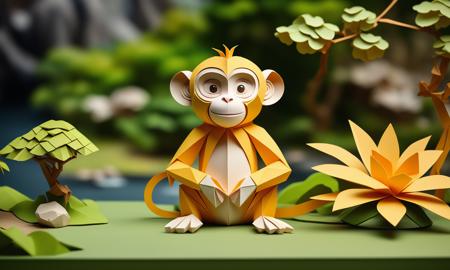 XL Realistic paper carving art style