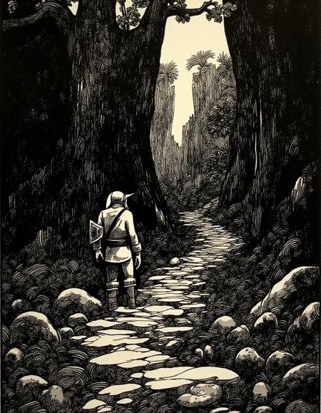 Sergio Toppi - Surreal Italian comic book style [Flux 1d]