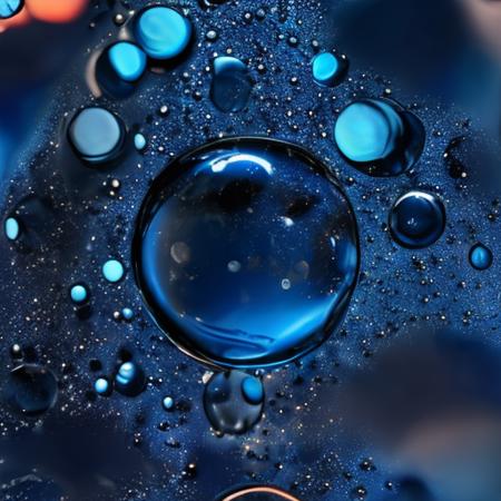 Oil Bubble / Iridescence, Multi-Colored Style Art (7)