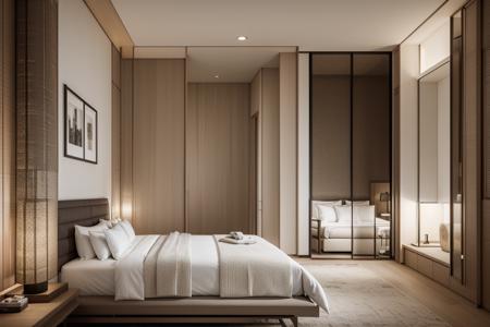 Hotel Interior Design - Guest Room V2