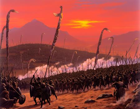 Tolkien's Middle Earth - Ted Nasmith style (Flux)