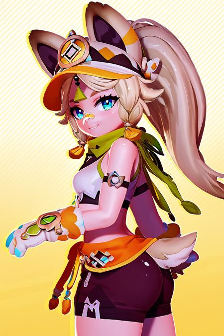 Kachina: Unsmelted Gold | 卡齐娜 (Genshin Impact) [Pony]版本Pony (ID: 814503)