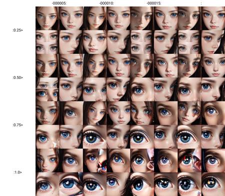 Star Shaped Pupils - Closeup